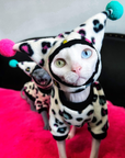 Leopard Costume for Sphynx Cat Soft Cosplay Outfit