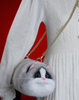 Ragdoll Cat Bag Plush Shoulder Bag for Daily Use