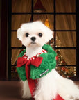 Christmas Holiday Hat and Scarf for Cat and Dog