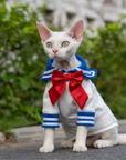 Sailor Kitty Cotton Hoodie Costumes for Cats
