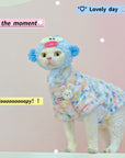 Sphynx Cat Fleece Onesie – Rainbow Bunny Bodysuit