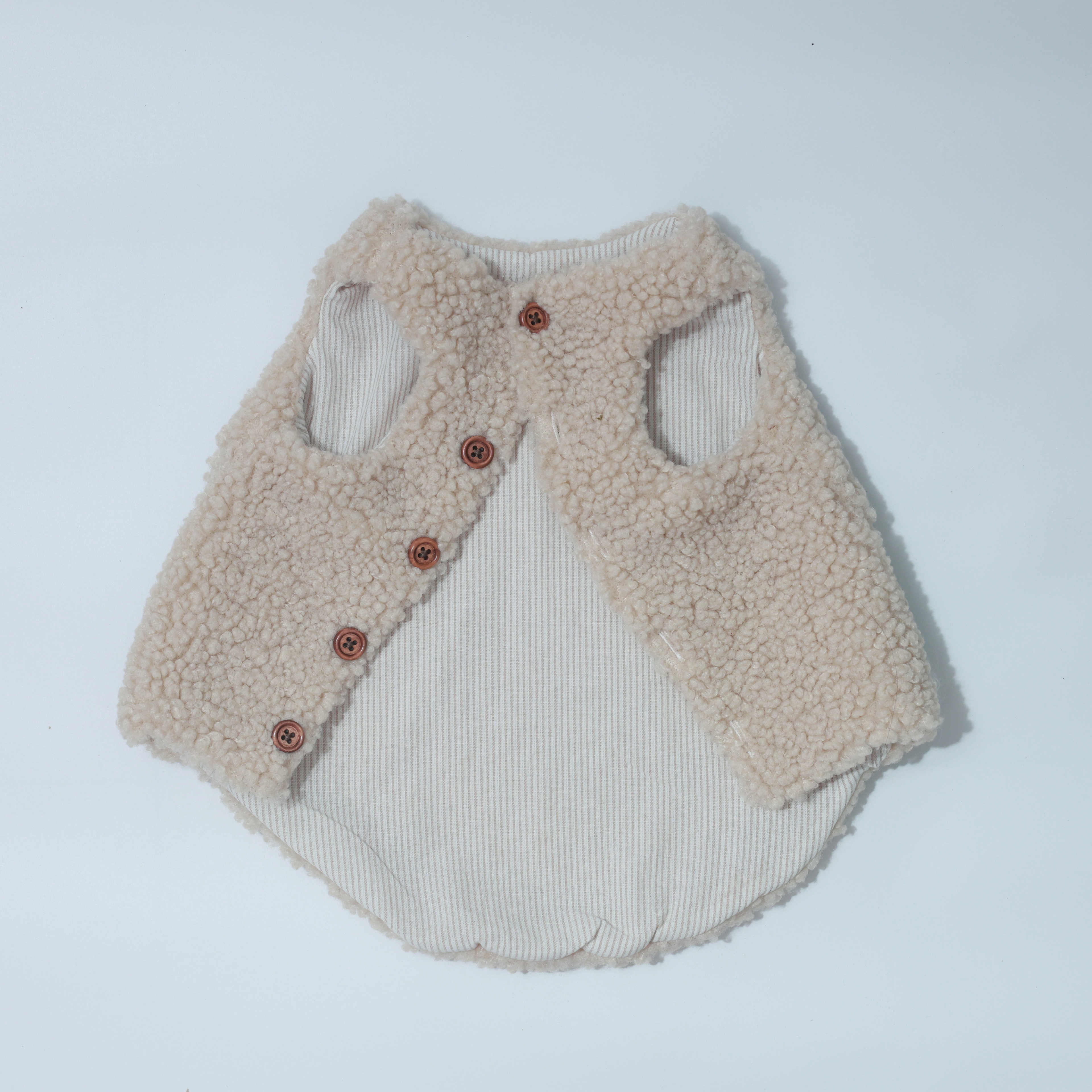 Fleece Aviator Vest Set for SphynxCat DevonRex