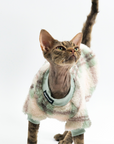 Plaid Reversible Soft Fleece Vest for Cats