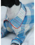 Whippet & Greyhound Pajamas – Cotton-Linen Plaid Loungewear