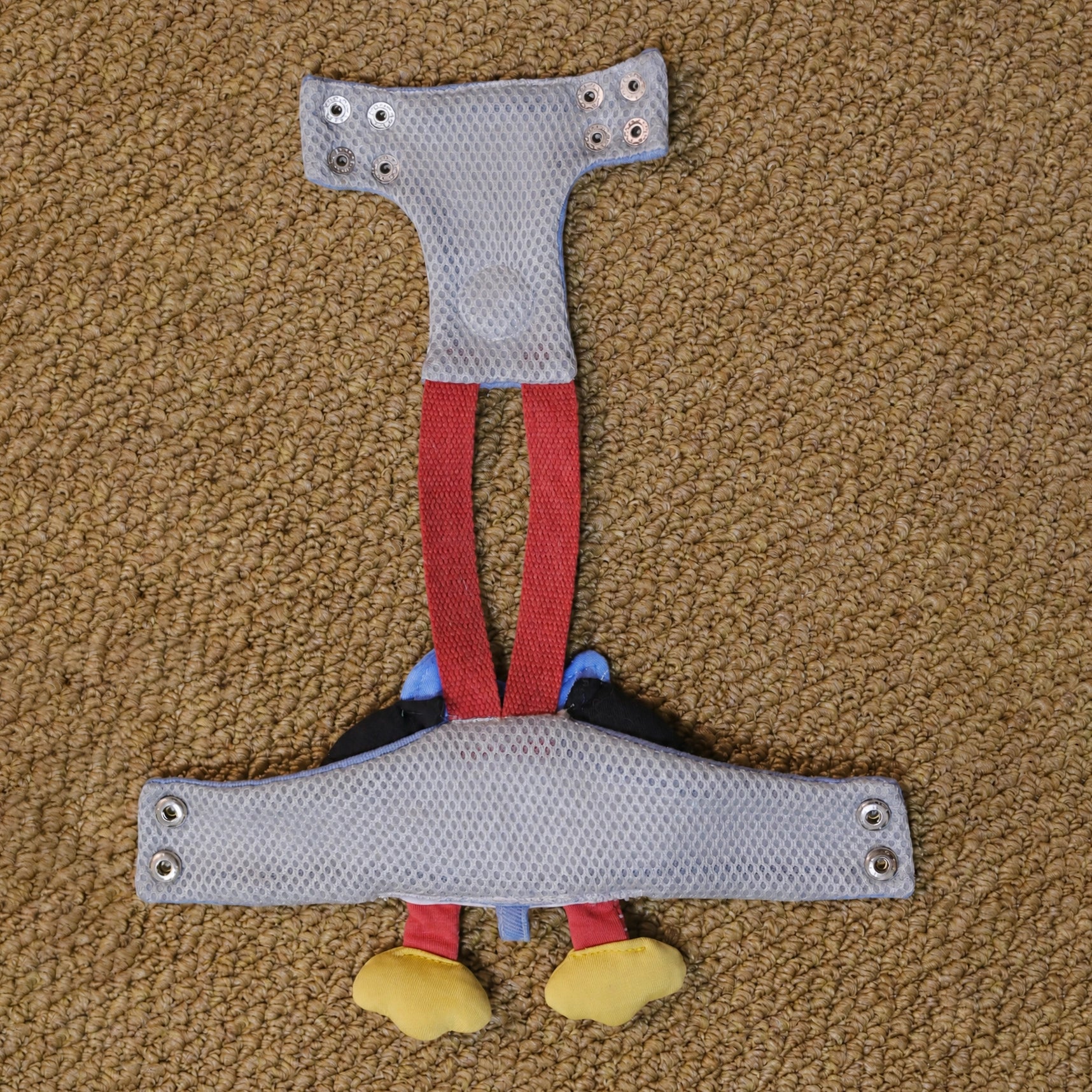 Cartoon Outdoor Cat Harness & Leash + Hat Set