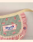 Handmade Pet Bib with Pink Bow