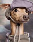 Italian Greyhound Raincoat Vest – Waterproof with Detachable Hood