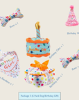 Dog Birthday Toy Set