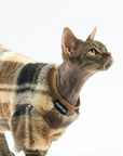 Plaid Reversible Soft Fleece Vest for Cats