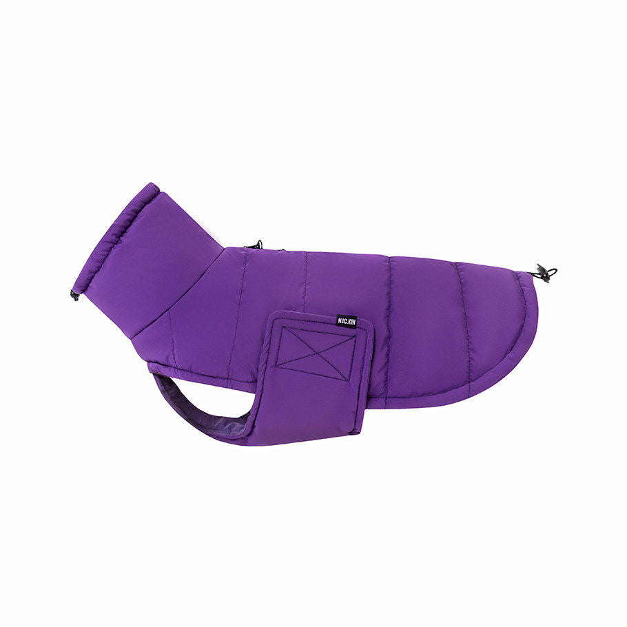 Puffer Turtleneck Vest Dog Cat Clothes Water-Resistant Anti-Static Winter Jacket