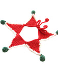 Christmas Bandana Hat Scarf Handmade For Cat Dog