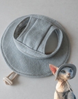 Sphynx Cat Bucket Hat – Cotton Denim Sun Hat with Ear Openings