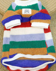 Sphynx Cat Shearling Set – Rainbow Fleece Top & Hat