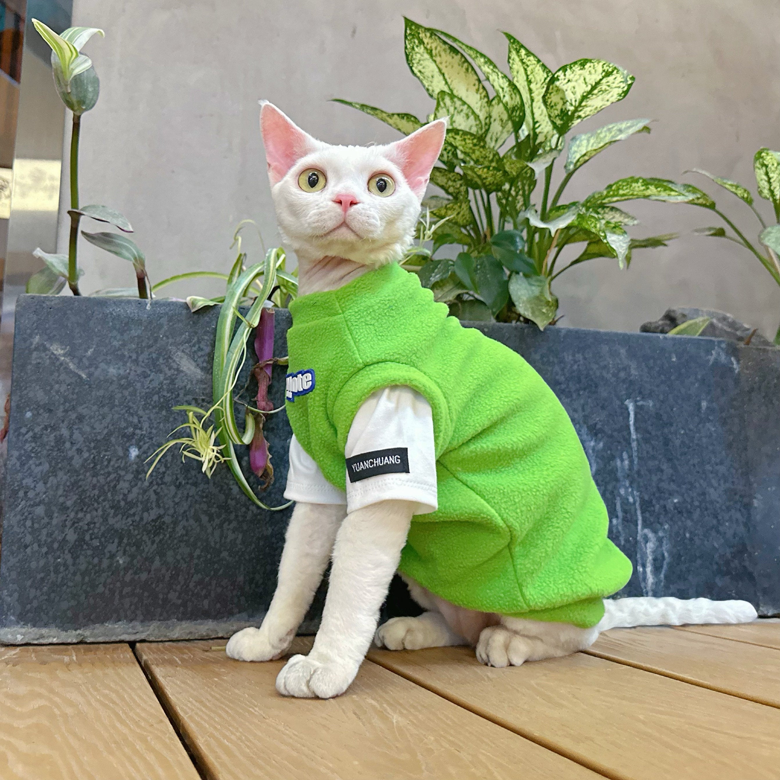 The 2-in-1 Polar Fleece Shirt Cat Clothes