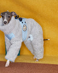 Italian Greyhound & Whippet Snowsuit – Lamb Fleece Winter Onesie