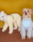 Italian Greyhound & Whippet Snowsuit – Lamb Fleece Winter Onesie