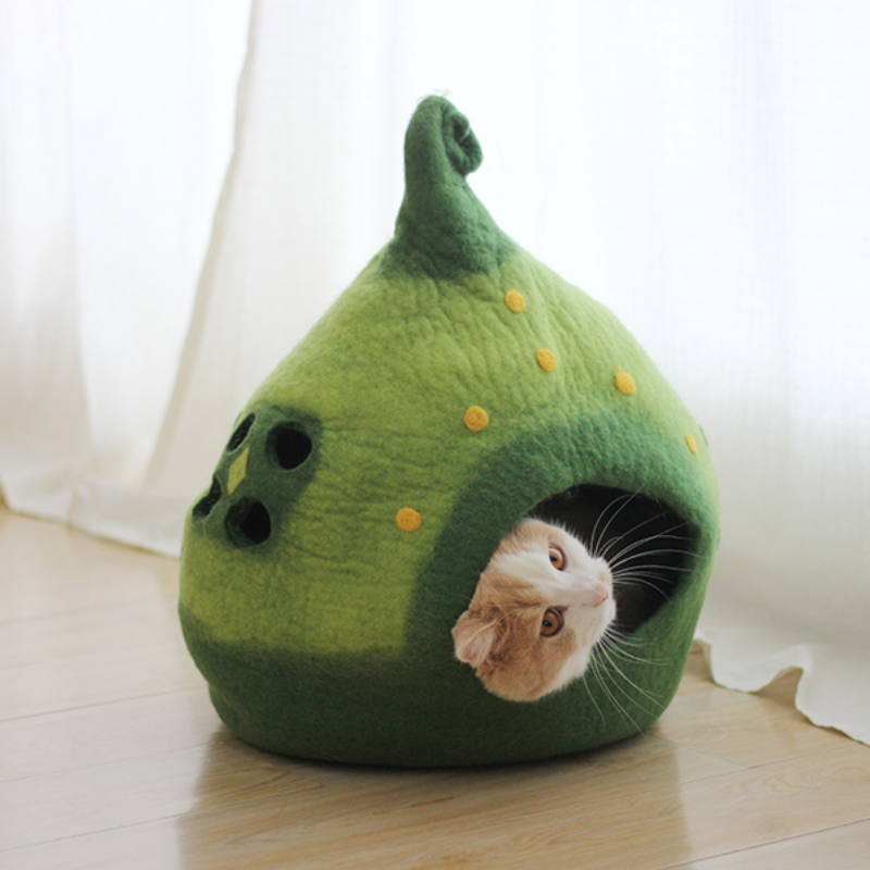 Wizard Wool Cat Cave - Pet Bed