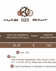 steampunk witch hat size guide