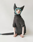 Striped Suit with Hat and Tail Cover