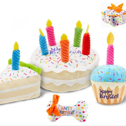 Dog Birthday Toy Set