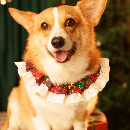 Christmas Red Scarf For Cat Dog