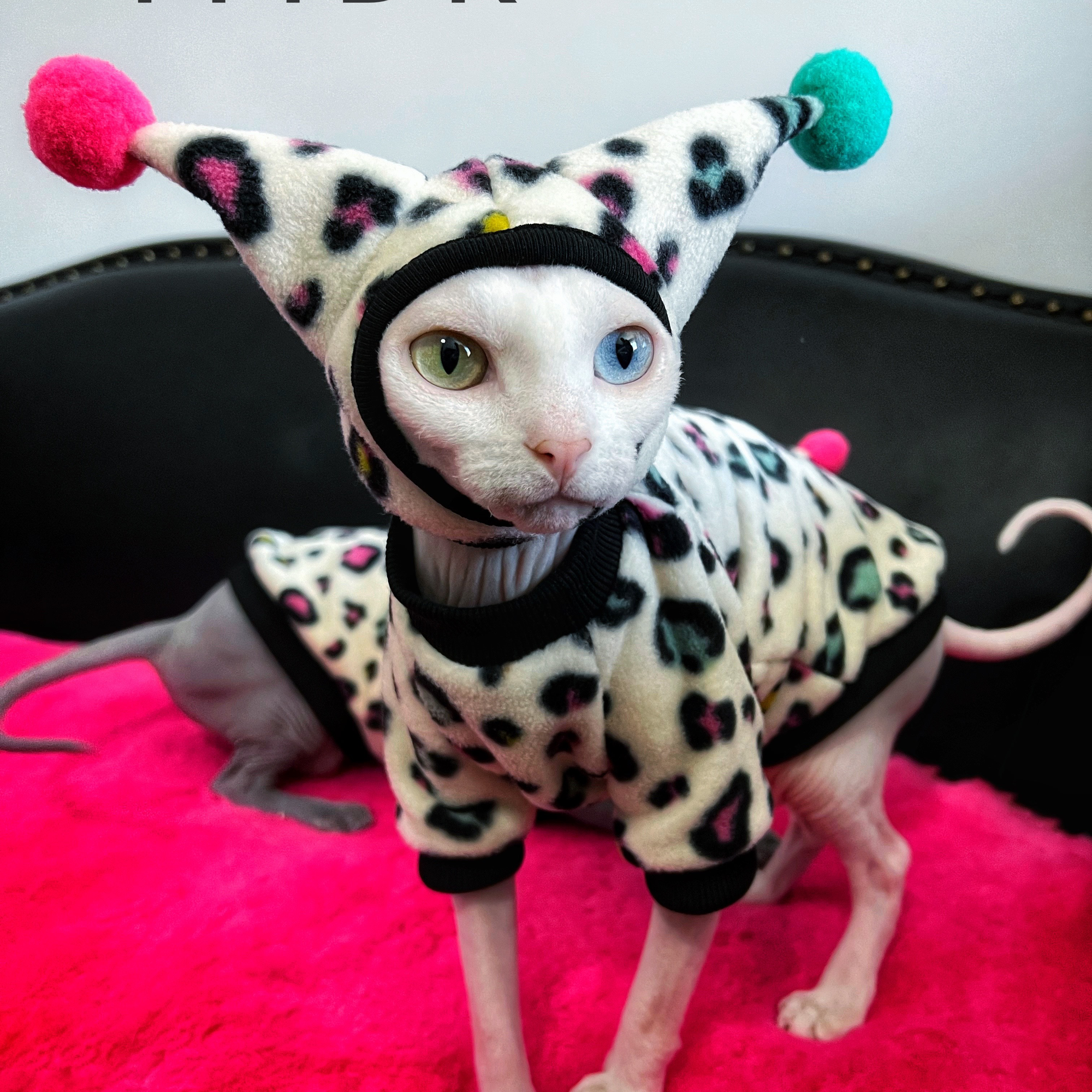 Leopard Costume for Sphynx Cat Soft Cosplay Outfit