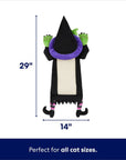 Halloween Witch Door Hanger Cat Scrather
