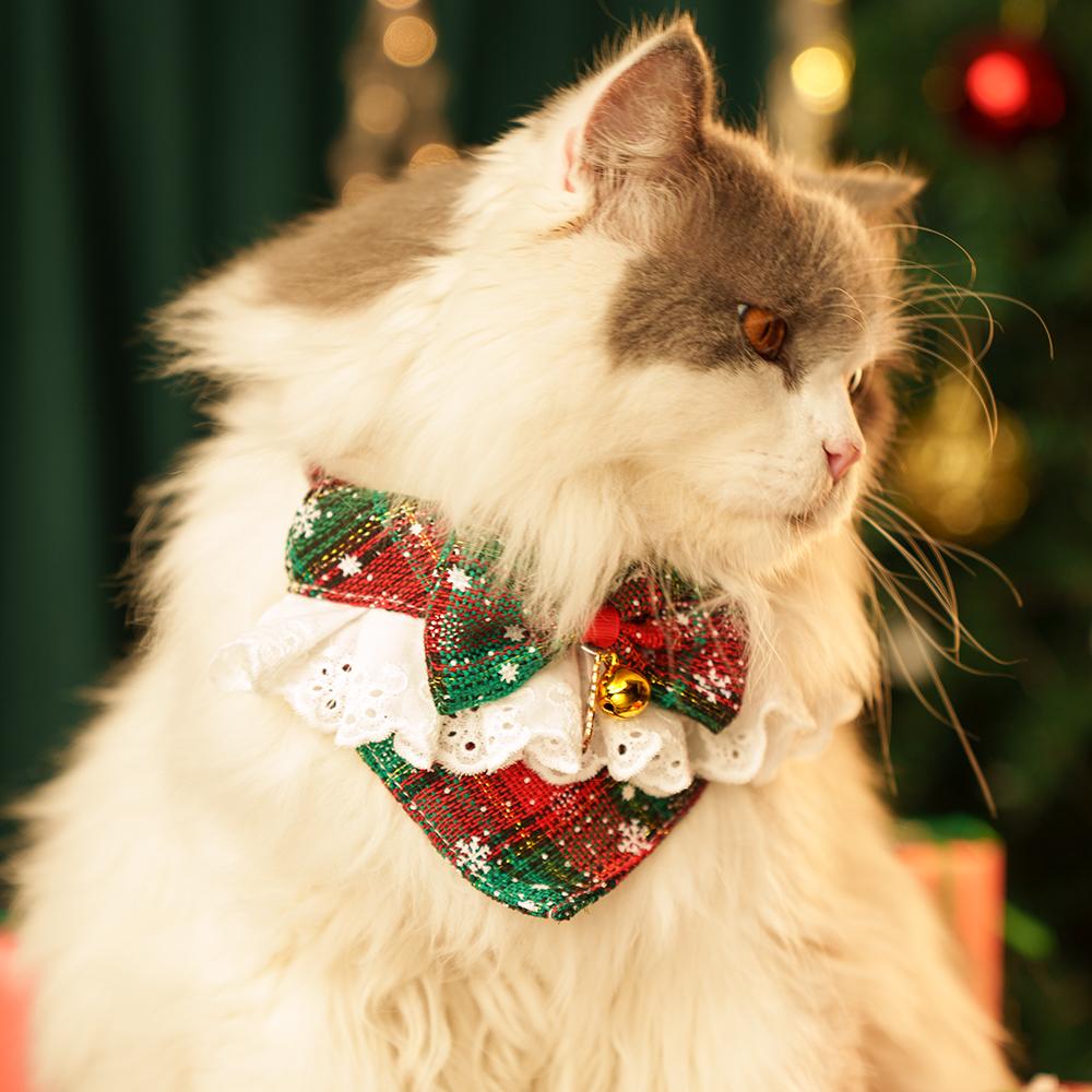 Christmas Red Scarf For Cat Dog