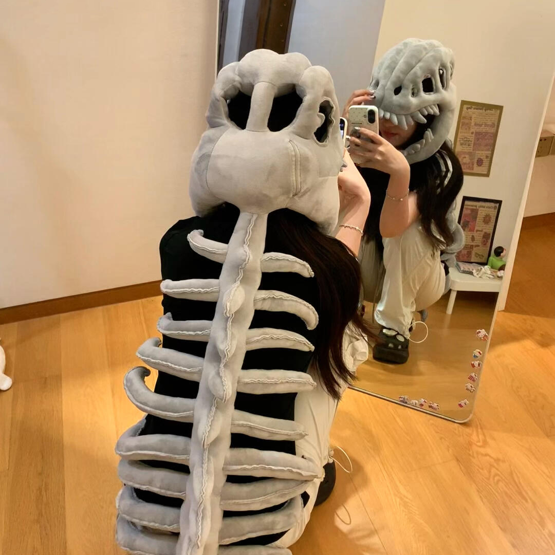 Dino Skeleton Costume Set for Cosplay and Halloween