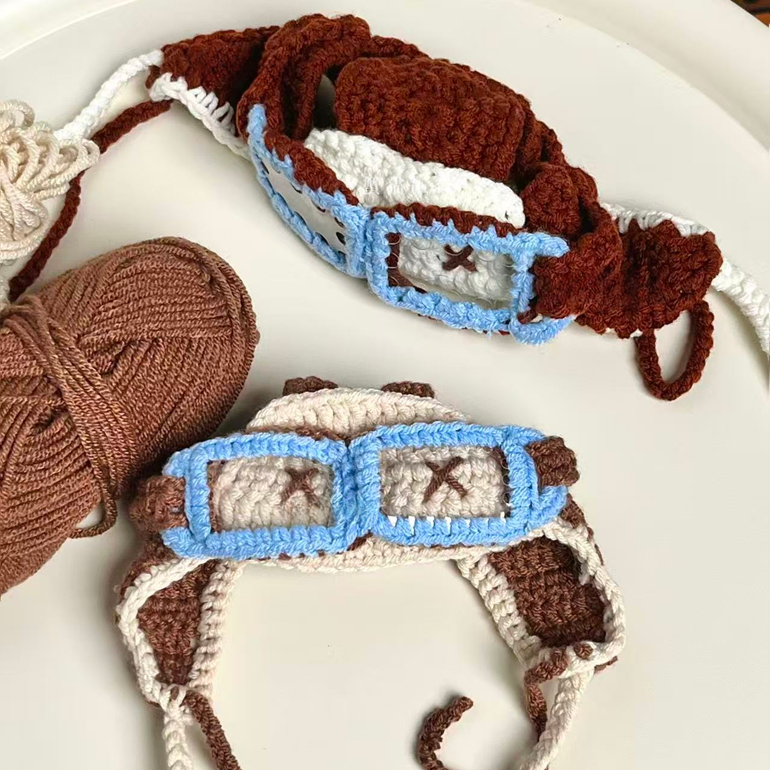Handmade Cat Diving Mask Hat (Ear-Out)