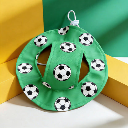 World Cup Pets Bucket Hat Football Necklace Set