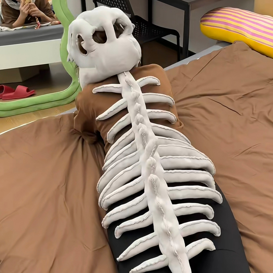 Dino Skeleton Costume Set for Cosplay and Halloween