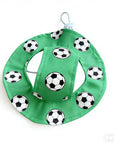 Soccer Fan Pet Bucket Hat & Necklace Set