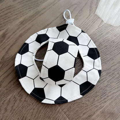 World Cup Pets Bucket Hat Football Necklace Set