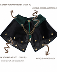 Steampunk Mage Cape for Cats & Dogs – Gothic Velvet Costume Collar