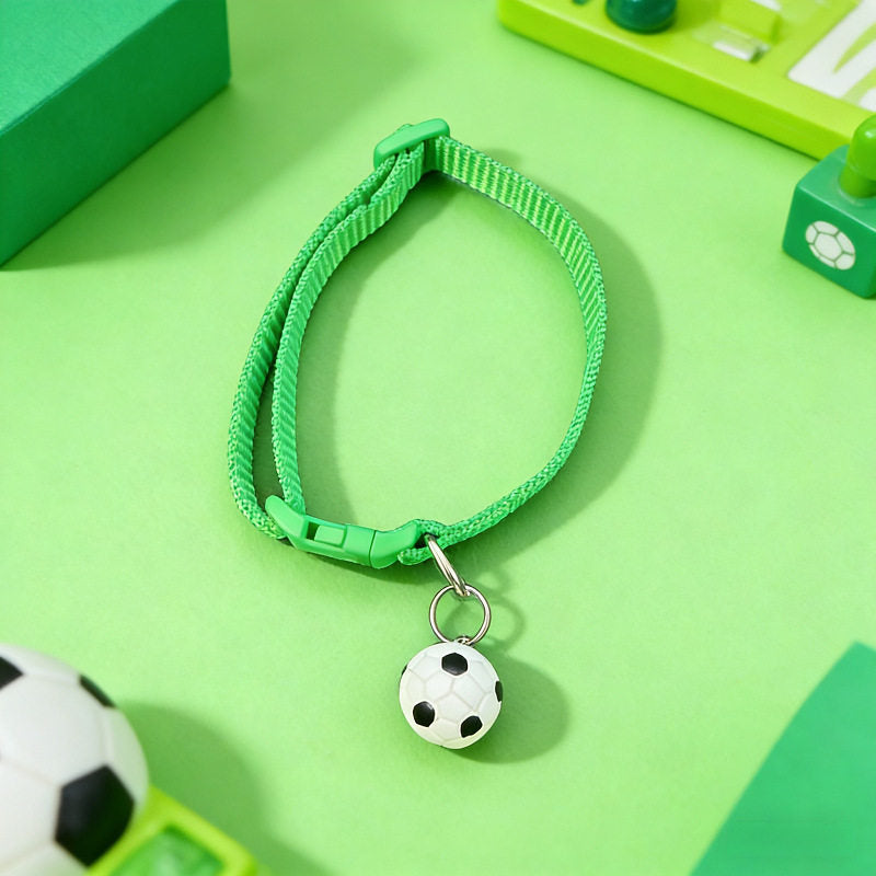 Soccer Fan Pet Bucket Hat &amp; Necklace Set