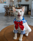 Sailor Kitty Cotton Hoodie Costumes for Cats