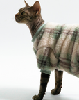 Plaid Reversible Soft Fleece Vest for Cats