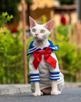 Sailor Kitty Cotton Hoodie Costumes for Cats