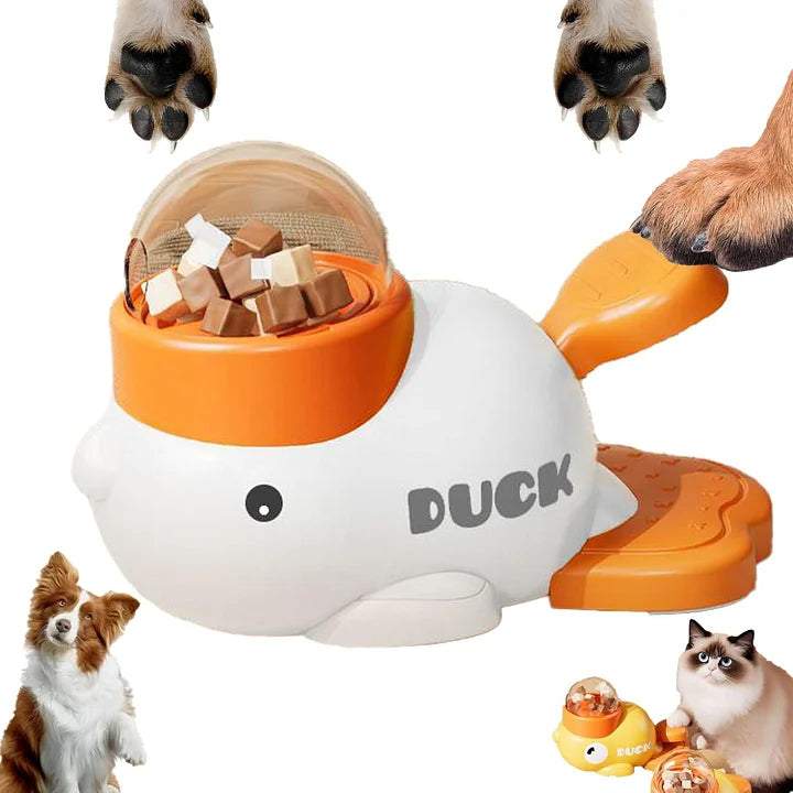 Duck Feeder Toy for Cats and Dogs Interactive Fun Toy