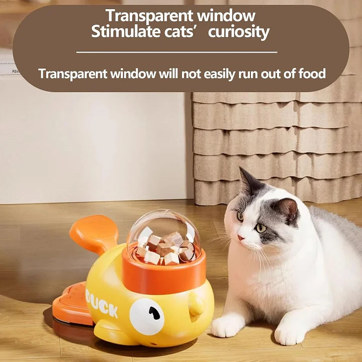 Duck Feeder Toy for Cat Dog