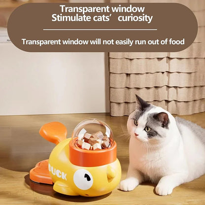 Duck Feeder Toy for Cat Dog