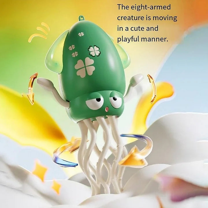 Dancing Octopus Toy Electric Automatic Obstacle Avoidance Fun 