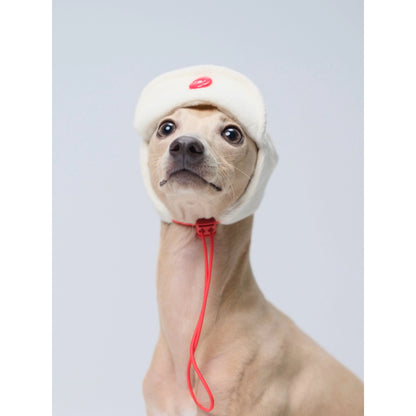 Fleece Aviator Dog Hat for Greyhounds – Warm Cap for Small &amp; Medium Dogs
