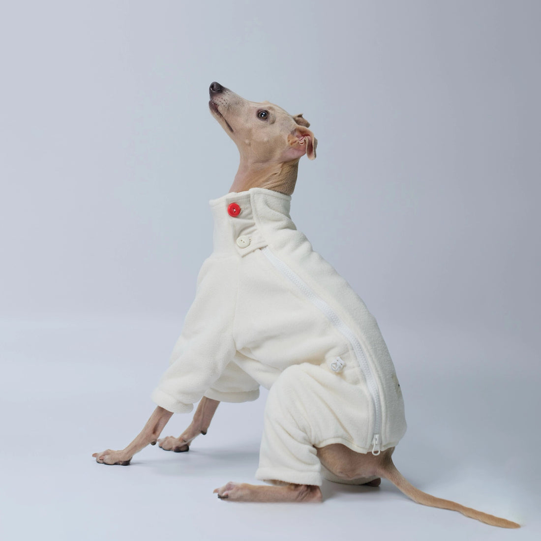 Anti-Static Reversible Fleece Jumpsuit for Greyhounds & Whippets