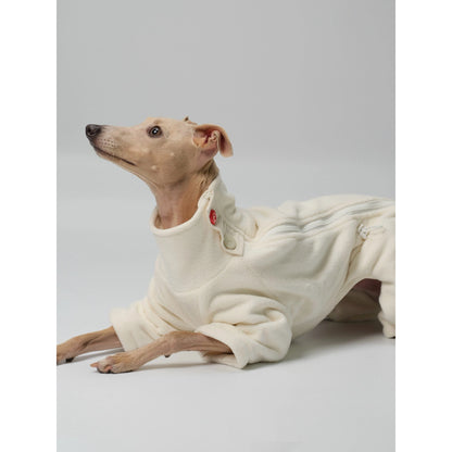 Anti-Static Reversible Fleece Jumpsuit for Greyhounds &amp; Whippets