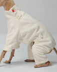 Whippet & Greyhound Fleece Jumpsuit – Anti-Static Reversible Winter Onesie