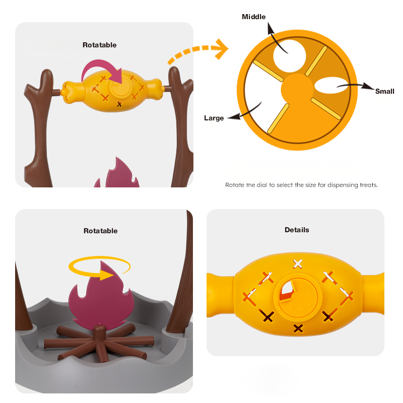 BBQ Toy Feeder for Cat Interactive Fun Toy