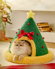 Christmas Tree Cat Nest