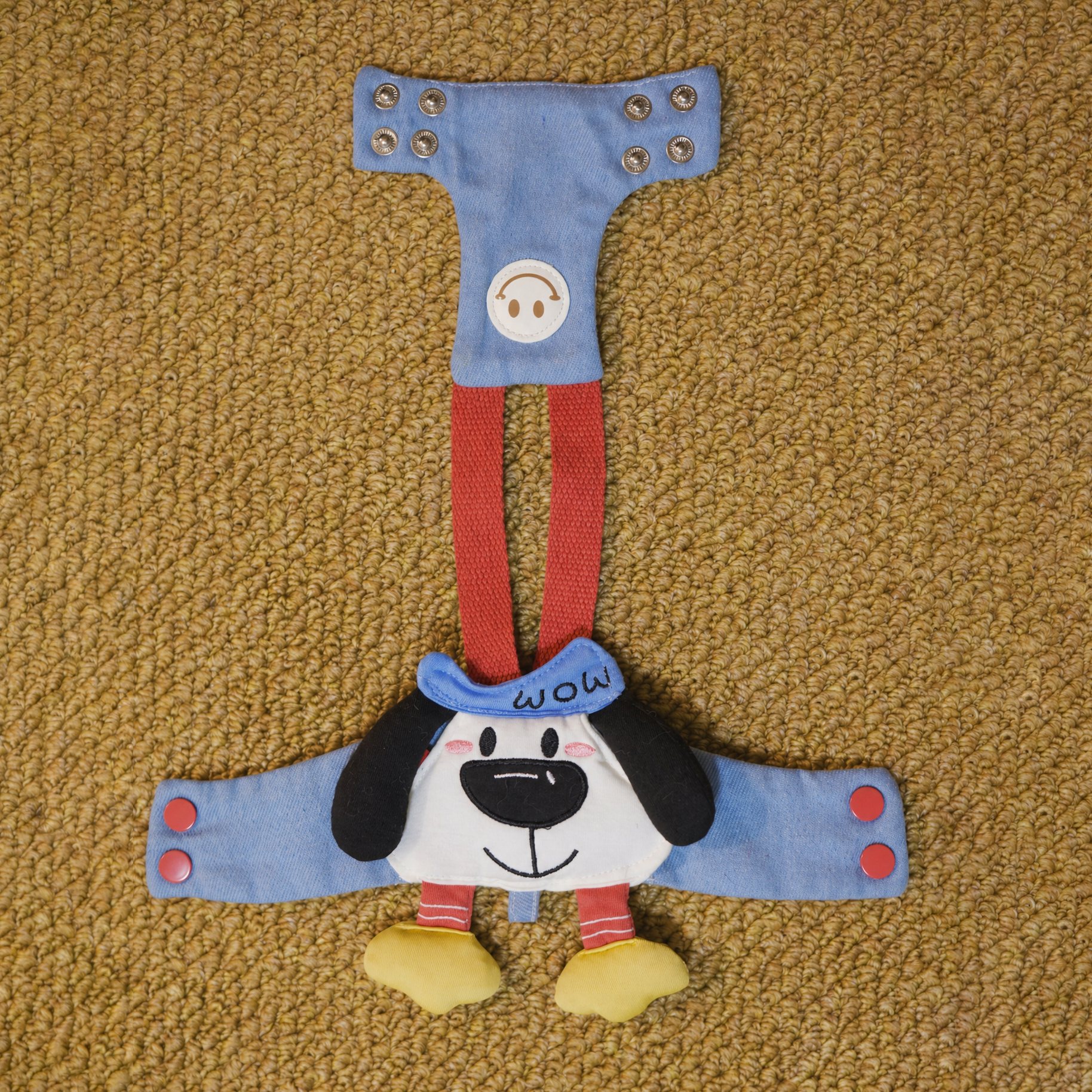 Cartoon Outdoor Cat Harness &amp; Leash + Hat Set